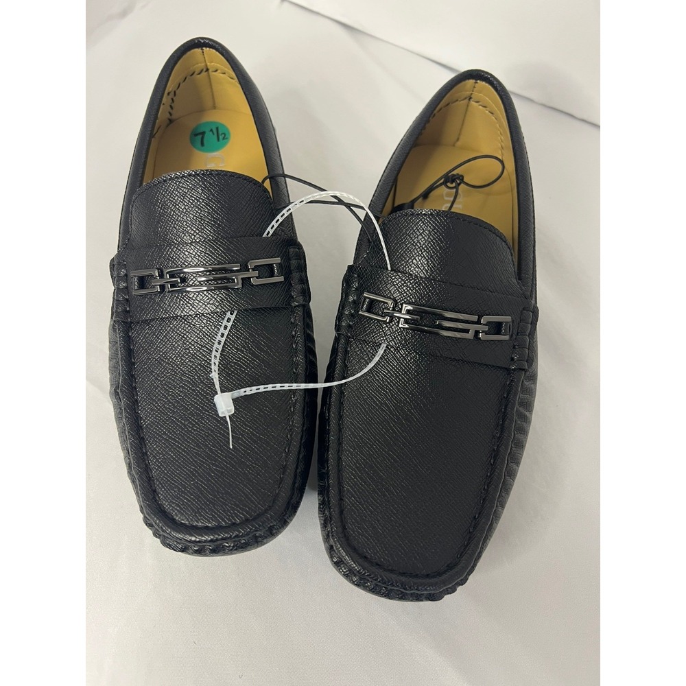 Guess Mens Dress Shoes Loafers, Black Color, Size 7.5